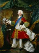 Blanchet, Louis-Gabriel Portrait of Charles Edward Stuart oil